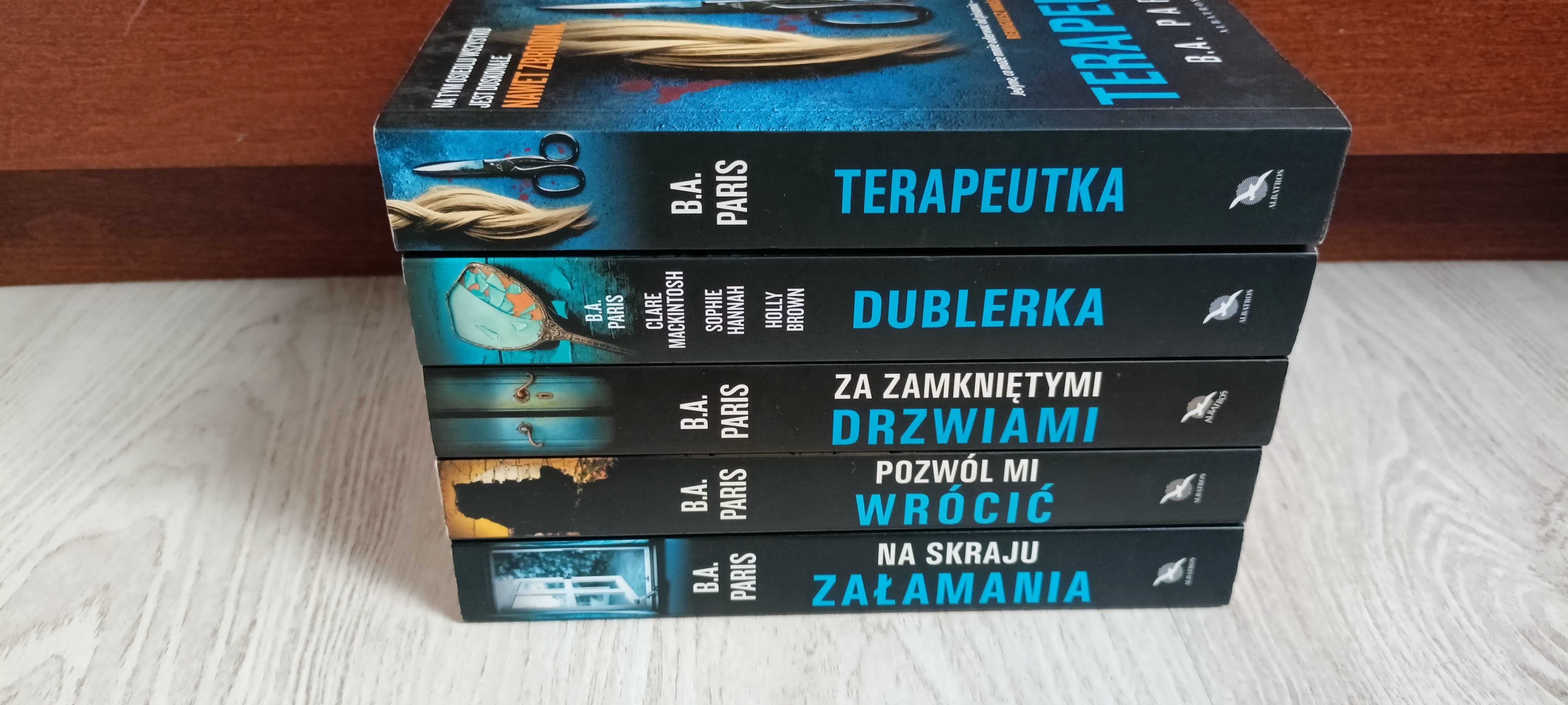 5x Paris Za zamkniętymi Pozwól Na skraju załamania Dublerka Terapeutka