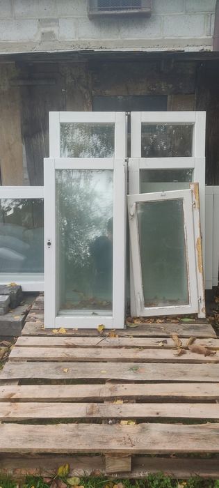 Okna Drewniane bez ram.