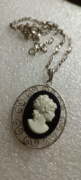 Srebro zawieszka 800 i łańcuszek 925