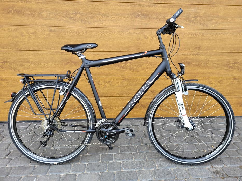 XXL Rower trekkingowy RIXE LYON DE LUXE / HS11 DEORE NEX AXA solidny