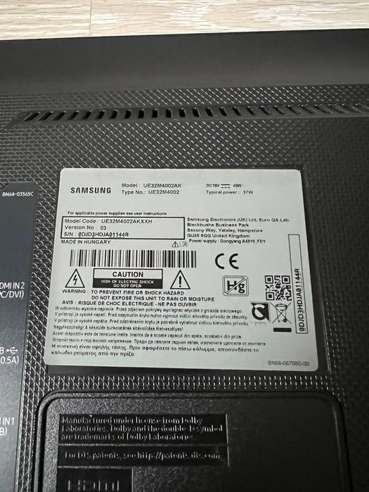 Телевізор SAMSUNG UE 32 М 4002 AK