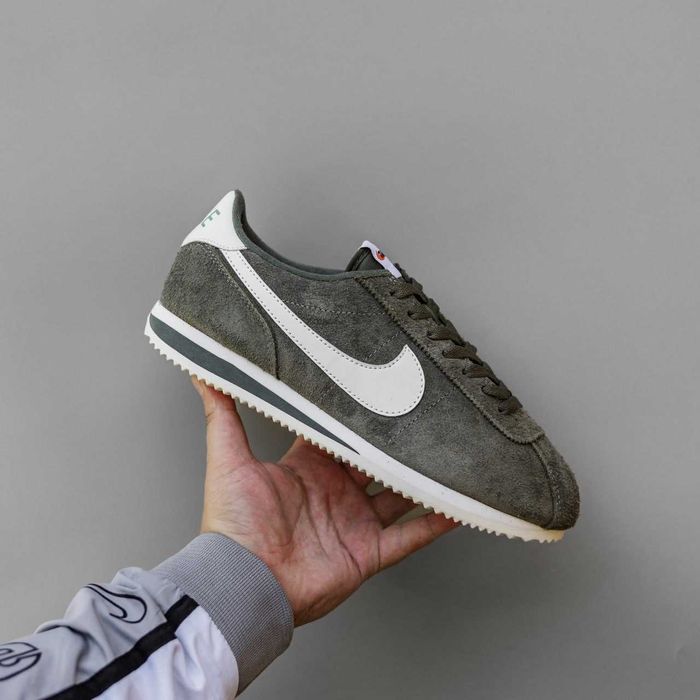 Чоловічі демісезонні кросівки Nike Cortez (коричневі) замшеві 3146