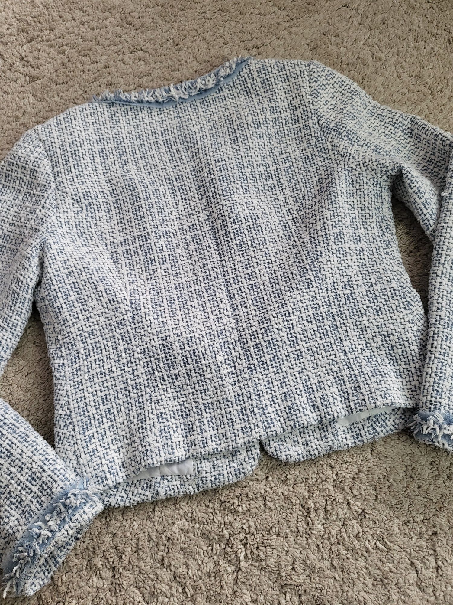 Marynarka w stylu vintage elegancka klasyczna do pracy biura wiosna