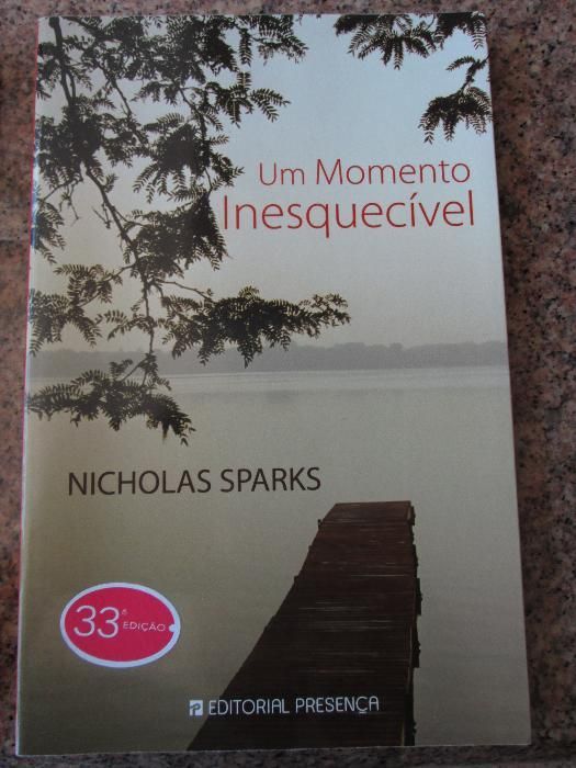 5 livros do autor Nicholas Sparks