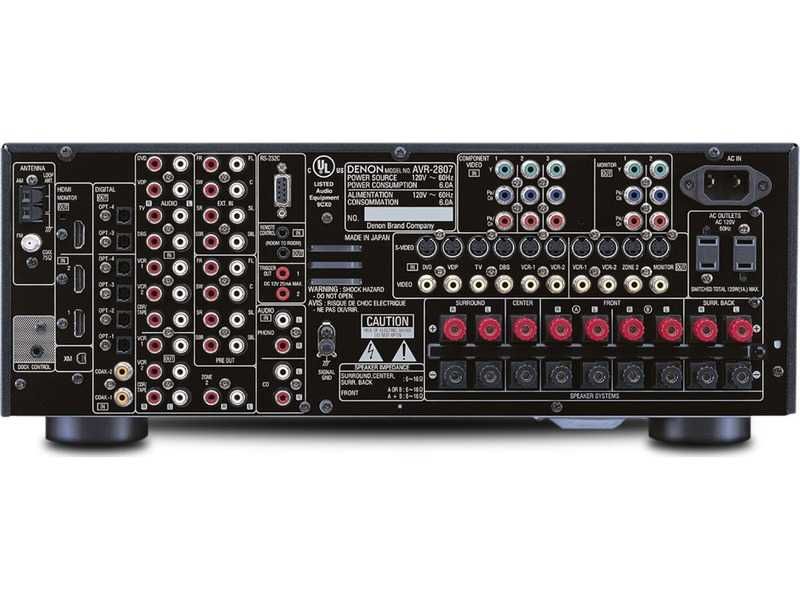 Processador de cinema Denon AVR-2807