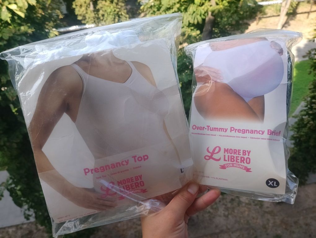 Майка ( L ) и трусы для беременных ( XL )