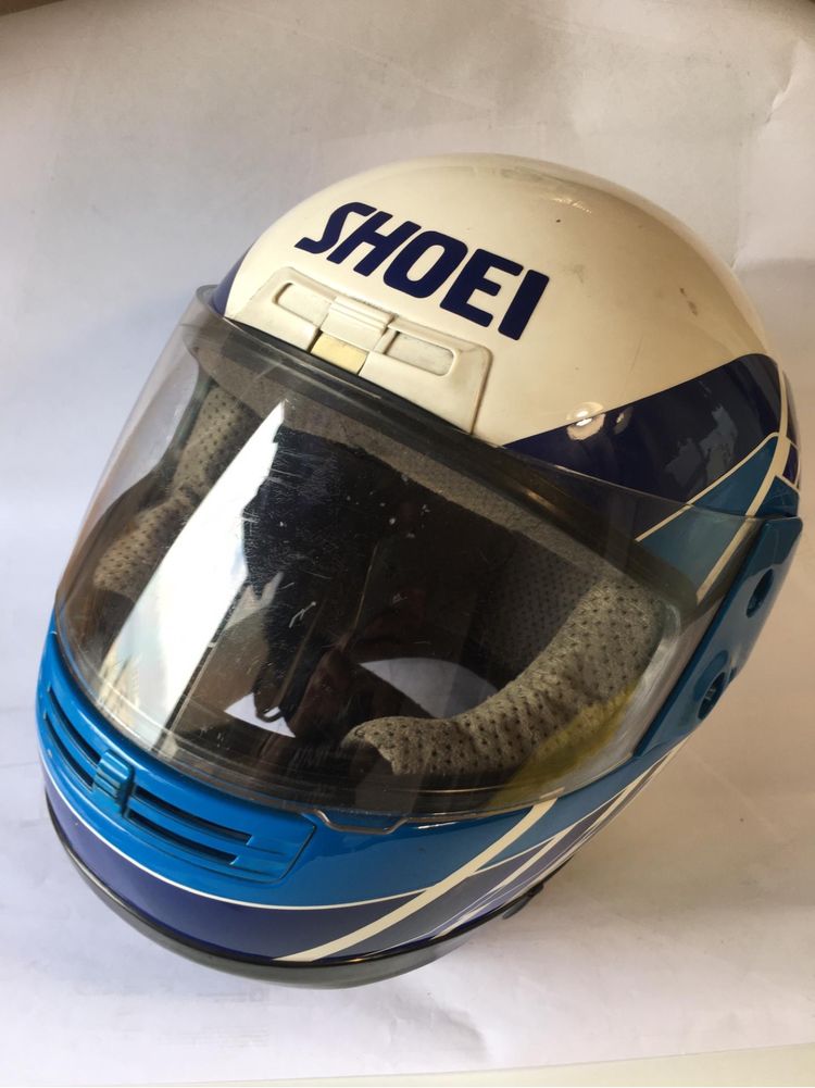 Capacete SHOEI RF200 Bordeaux, M e Capacete SHOEI RF200 Azul S