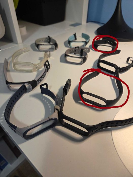 Xiaomi mi band 6 + opaski, paski, bransolety. komplet 8 sztuk