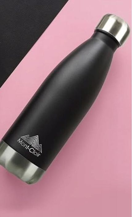 Mont-Clair Butelka do picia ze stali nierdzewnej 500ml Czarna