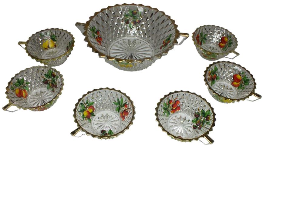 Miski szklane szkło Belgia B112124