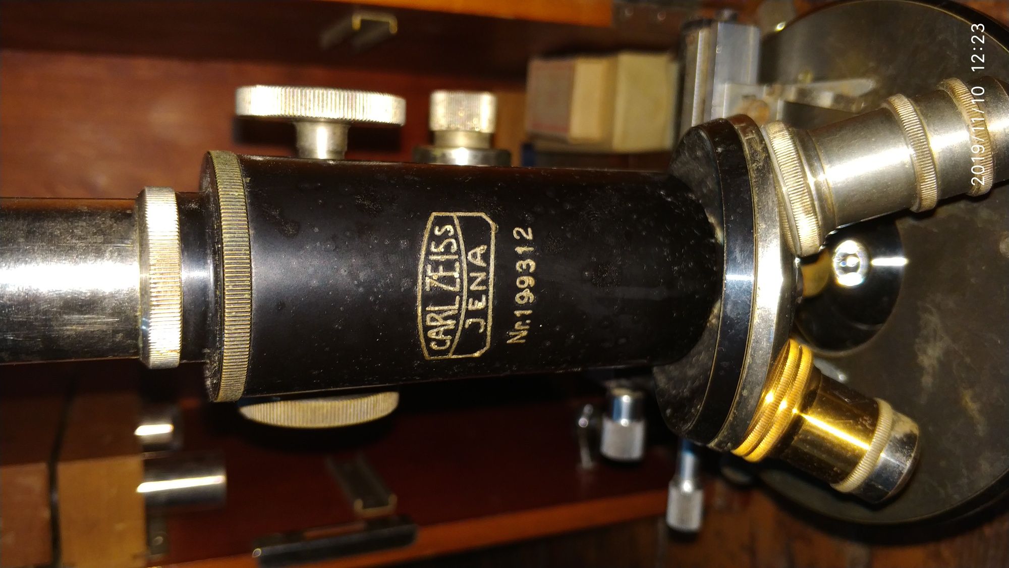 Vintage Carl Zeiss Jena Microscope микроскоп Carl Zeiss Jena