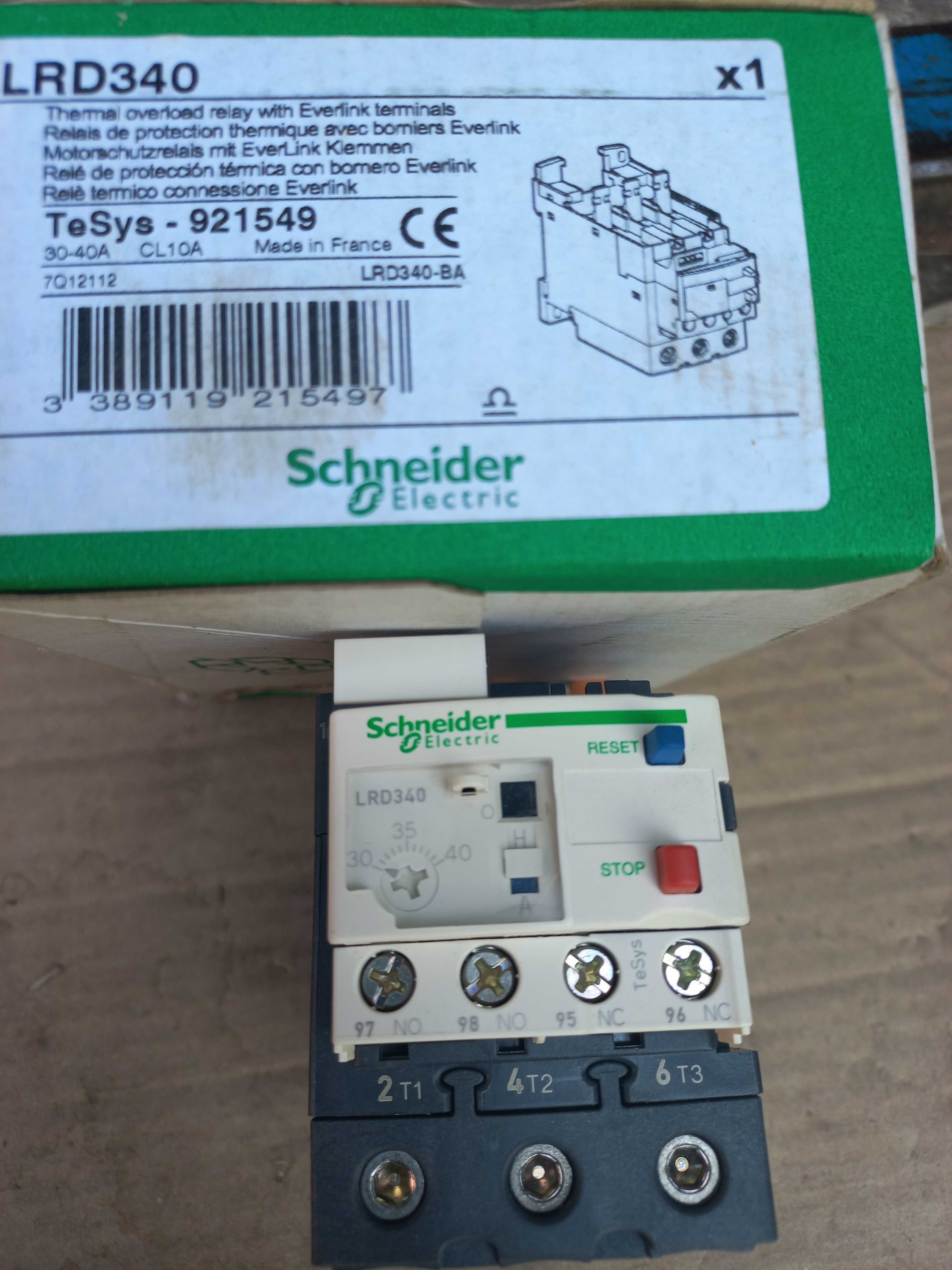 Контактор, реле электротепловое LRD 340 Shneider Electric