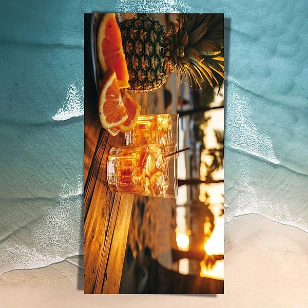 Ręcznik Plażowy HOLIDAY Szybkoschnący Mikrofibra Kolorowy 150x210