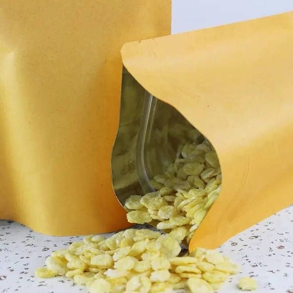 Крафт пакет Дой-пак металізований