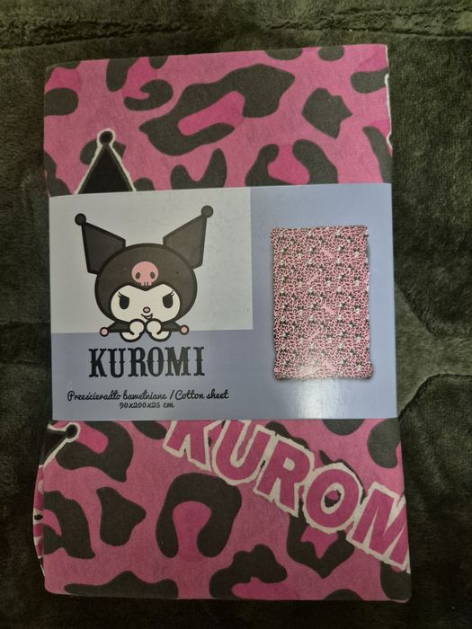 Nowe przescieradlo bawelniane kuromi 90x200