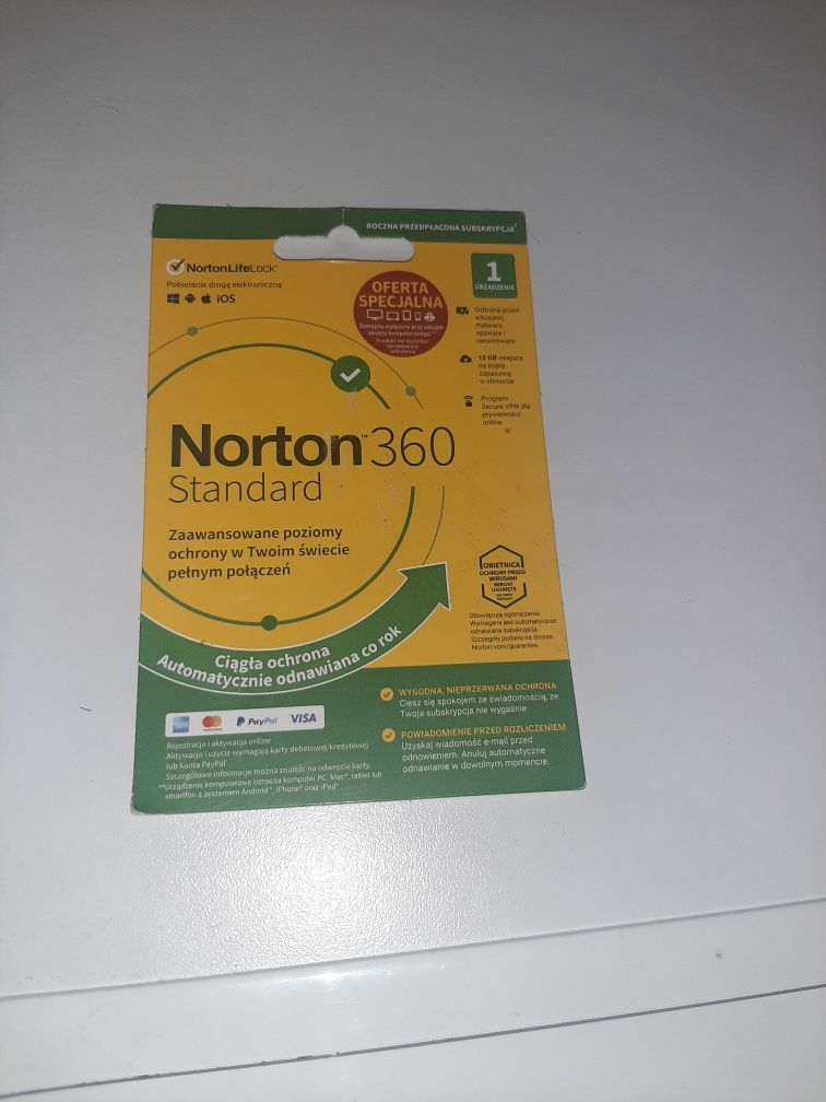 Licencja Norton 360 Standard (1 urządzenie - 1 rok)