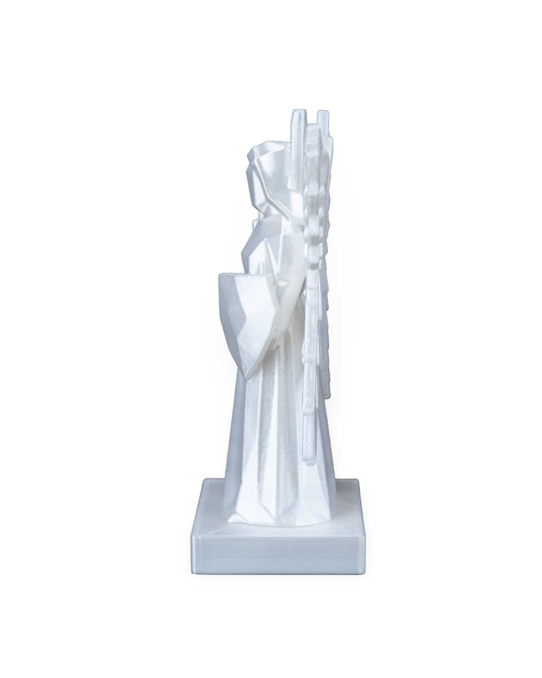 Figurka Anioła - perłowa