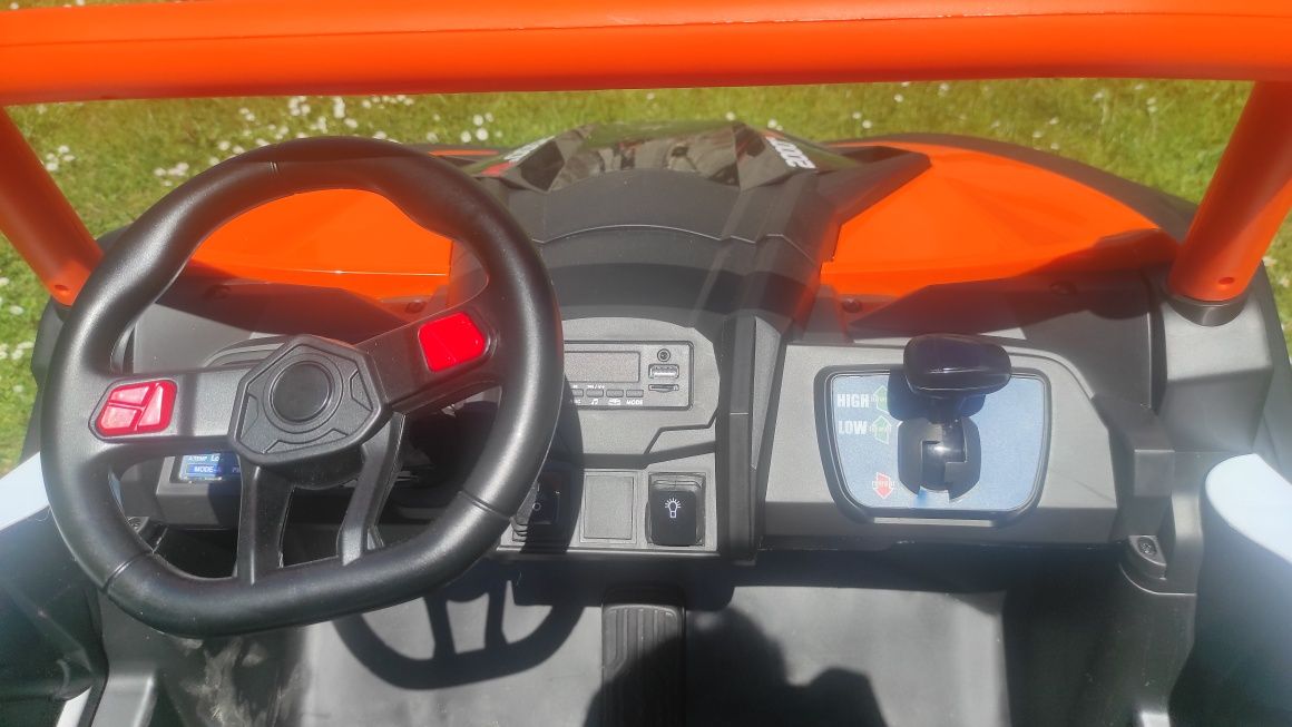 Auto na Akumulator Buggy UTV-MX Pomarańczowo-Biały