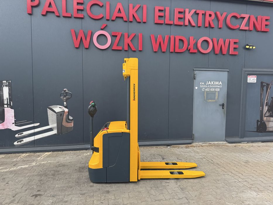 Paleciak elektryczny Jungheinrich Ejc 470 cm 1200 kg wózek sztaplarka