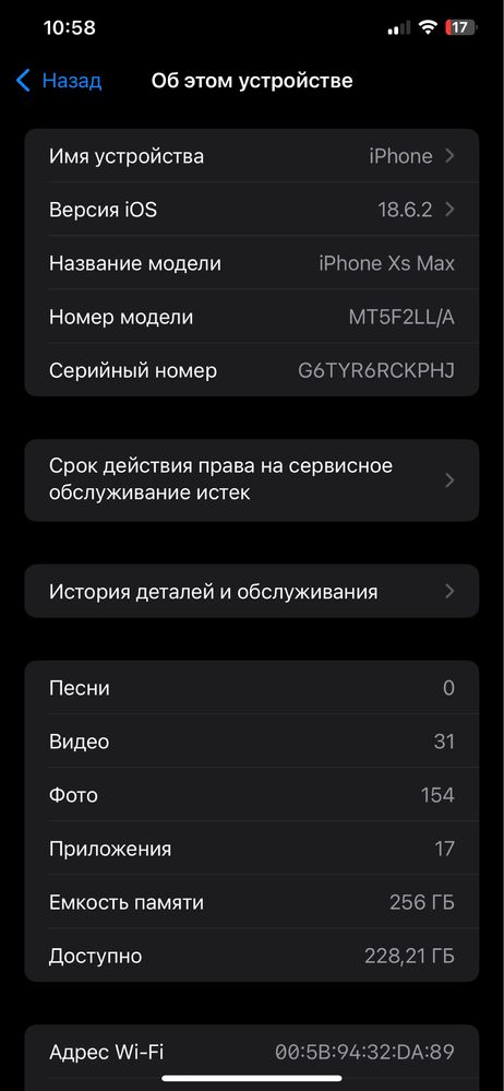 iphone xs max 256 gb
