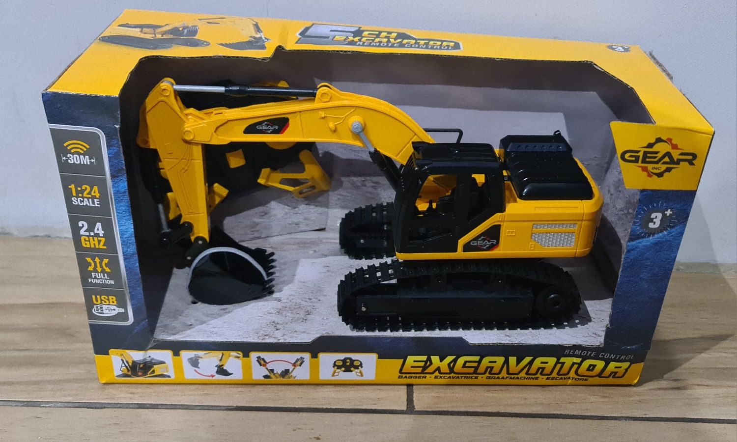 Koparka zdalnie sterowana excavator