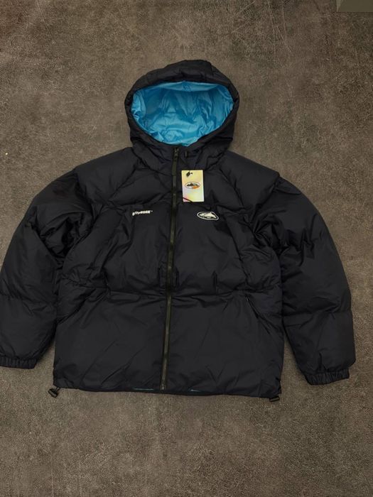 Corteiz Elitework Puffer Jacket Blue