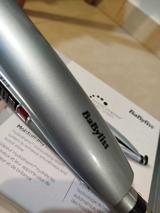 Modelador de Cabelo automático BABYLISS Hydrotherm Steam System Novo