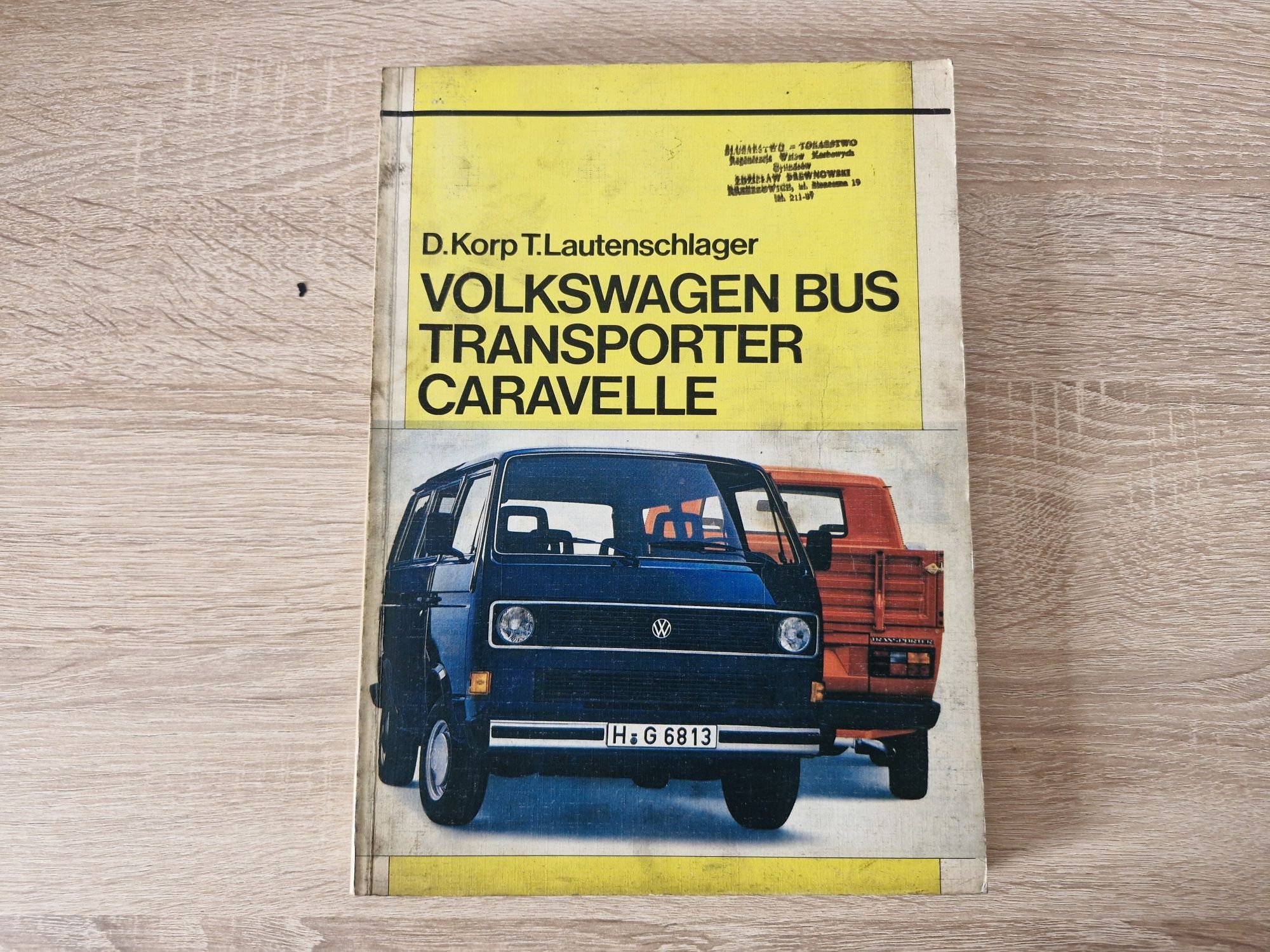 Książka Volkswagen Bus Transporter Caravelle T3