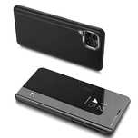 Clear View Case futerał etui z klapką Samsung Galaxy A22/4G czarny