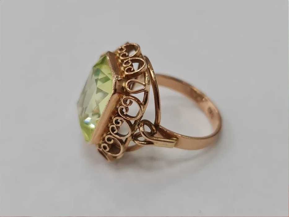 Polska 1986-96! Złoty pierścionek damski/ 583/ 8.62g/ R20