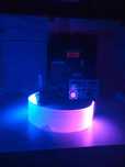 Okulary LED RGB cyber Xtech party glasses cyberpunk neon