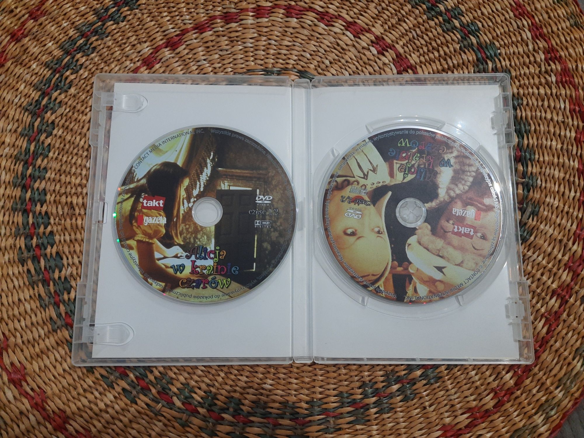 DVD z bajką Alicja w krainie czarów