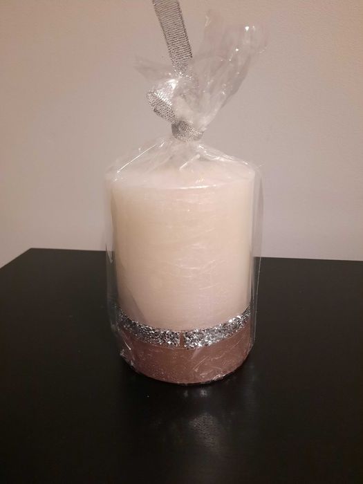 Bryłowe Świece Dekoracyjne 2 szt.