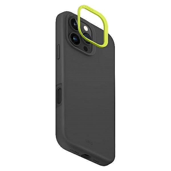 UNIQ etui Lino Hue iPhone 16 Pro Max 6.9" Magclick Charging szary/char