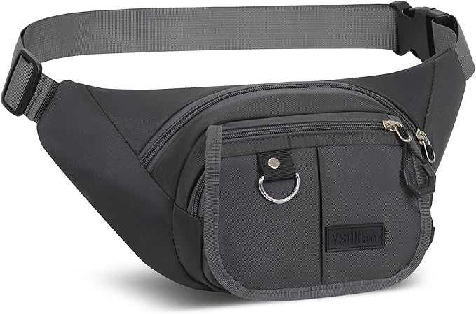 YSHHao saszetka nerka dla mężczyzn i kobiet - szara