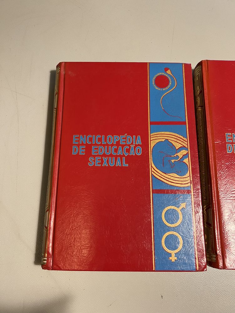 Coleção de 3 livros da Enciclopédia de Educação Sexual