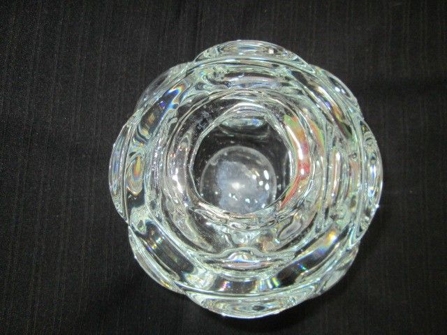 kryształowa kula z otworem duża flakon ze Szwecji