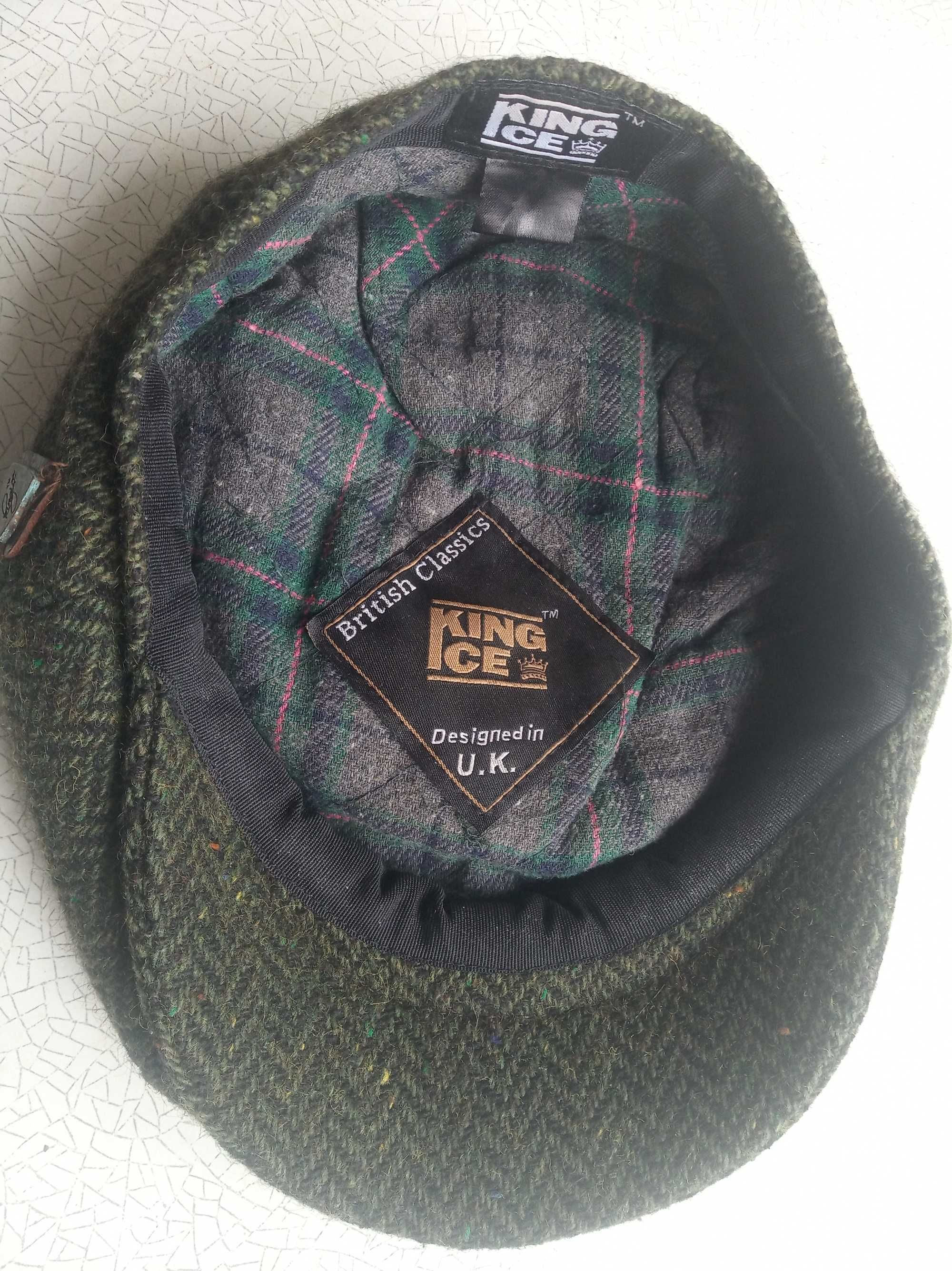 Кепка твидовая 8-клинка King Ice, Failsworth, M&S, 57, 59, 60 см