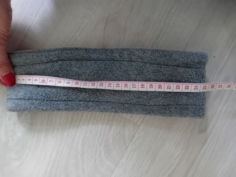 Opaska na głowę szara