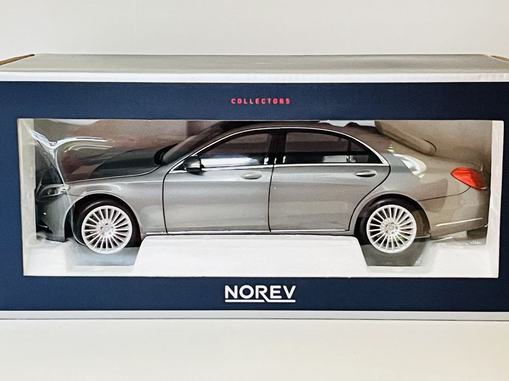 Mercedes-Benz S-Klasse V222 silver metallic Norev 1/18 full open
