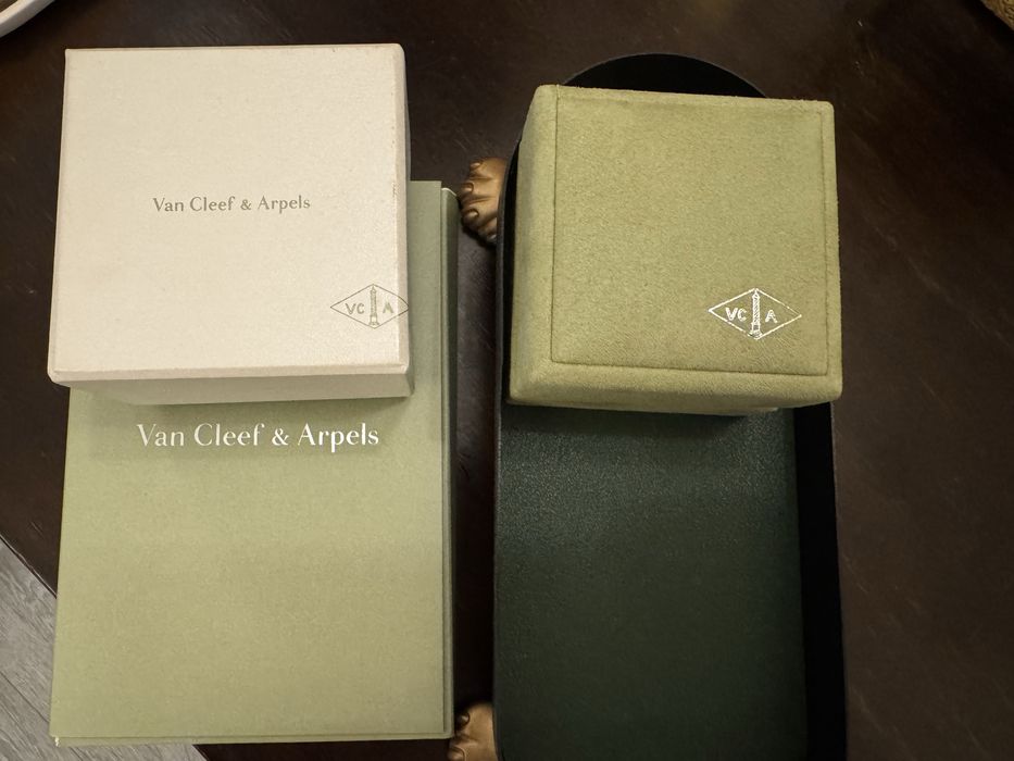 Серьги Van cleef & Aprels( оригинал, документы)