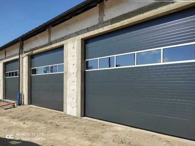 Brama garażowa segmentowa 3000x2500 antracyt Czyste powietrze