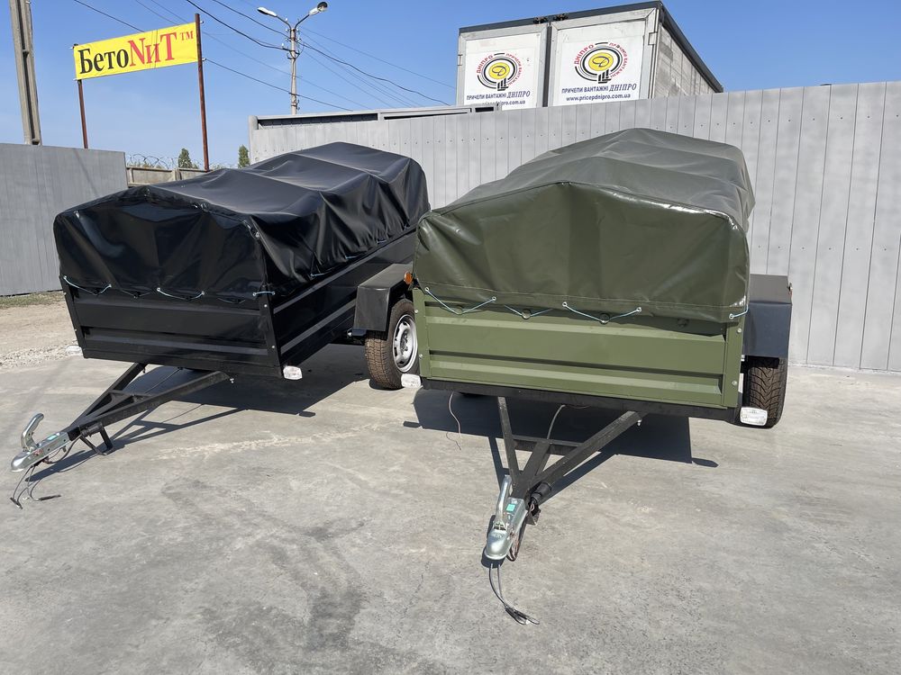Новий авто причіп 200х120х35 (одновісний причіп)