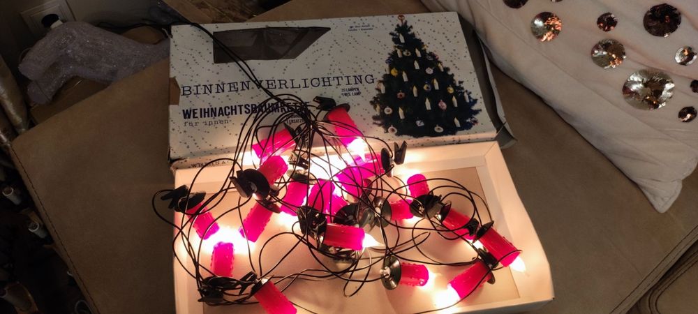 Новорічна гірлянда свечи свічки