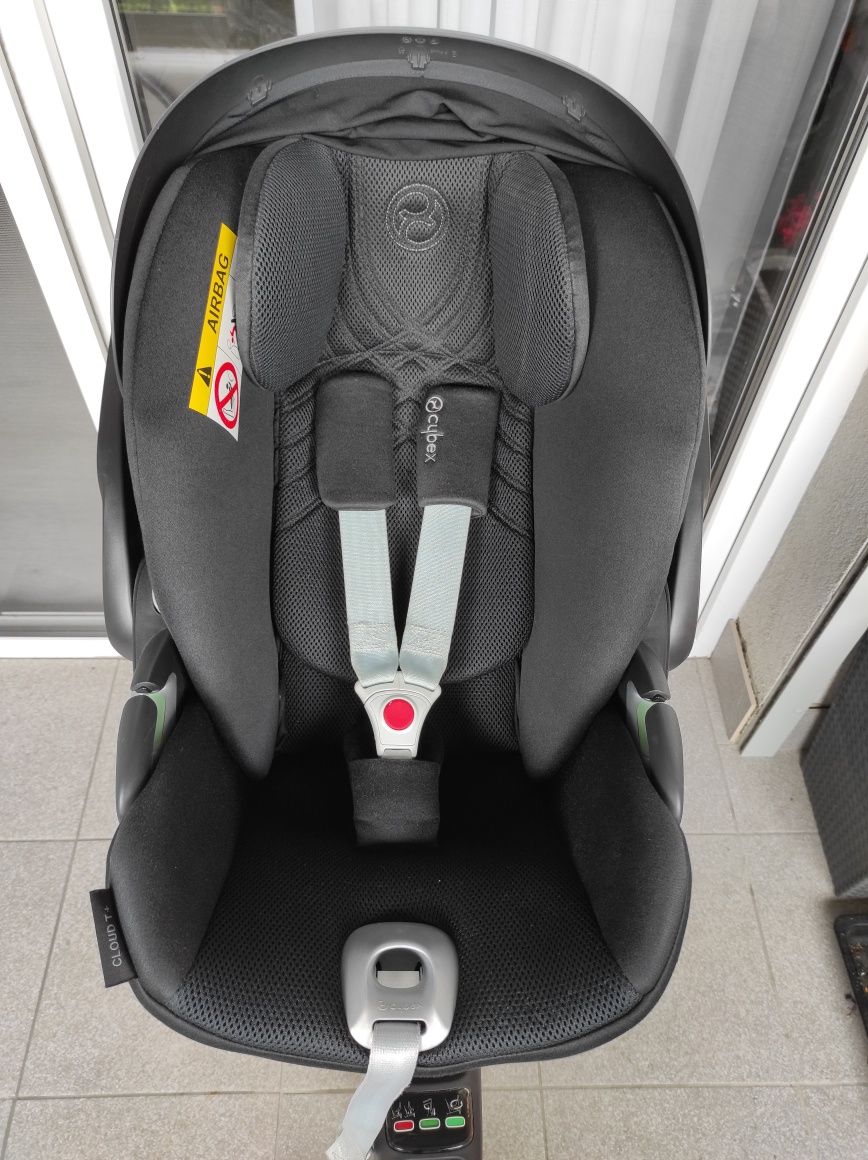 Zestaw Fotelik Cybex Cloud T i- size Plus Sepia Black + Baza T i- size