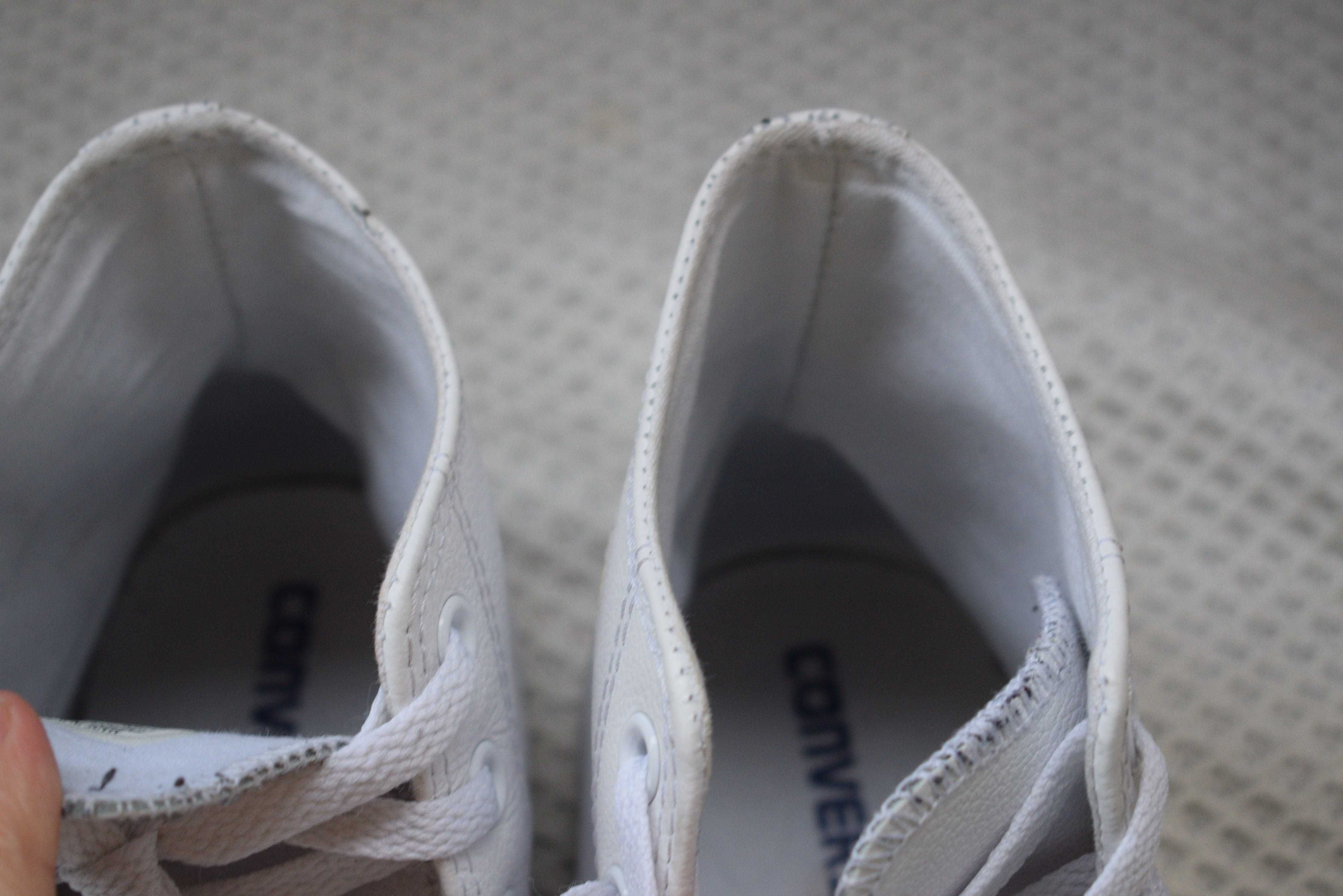 кожаные кеды кроссовки туфли хайтопы Конверс Converse р.44 28.5 см