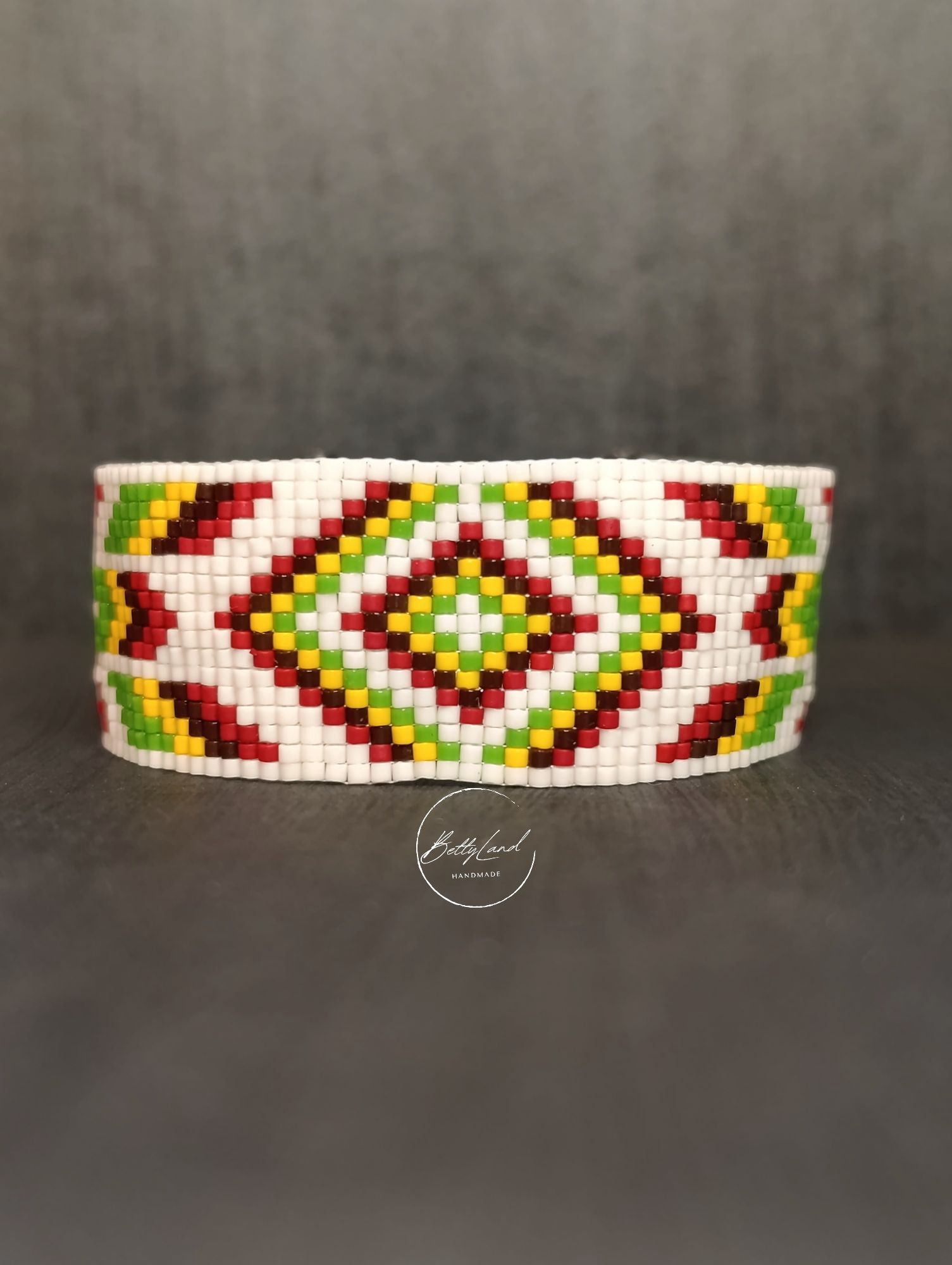 Bransoletka z koralików miyuki handmade