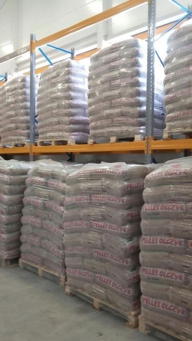 Pellet Olczyk drzewny opałowy 6 mm worek 15 kg tanio dystrybutor