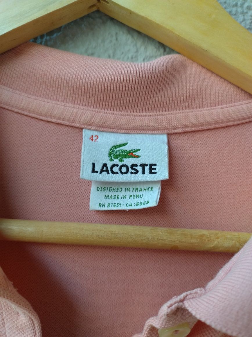 Koszulka polo damskie Lacoste rozmiar 42