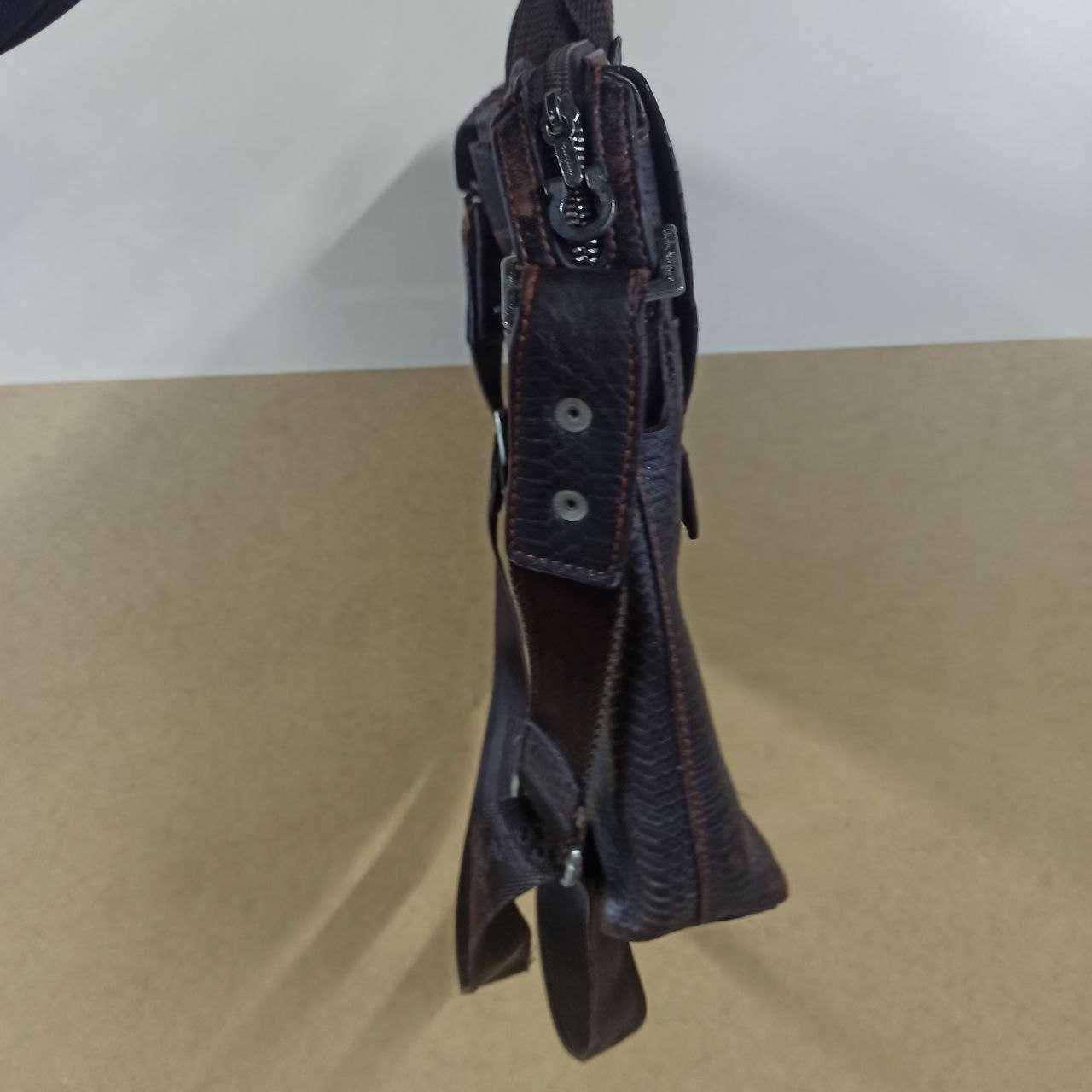 Шкіряна чоловіча сумка  Salvatore Ferragamo Italy